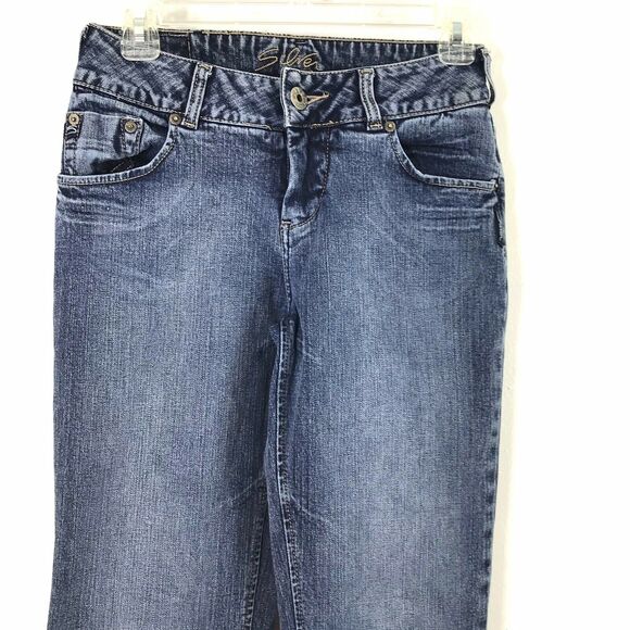 Silver‎ Jeans Womens Size 27 Bootcut Medium Wash Denim Stretch Mid Rise Casual - Picture 6 of 8